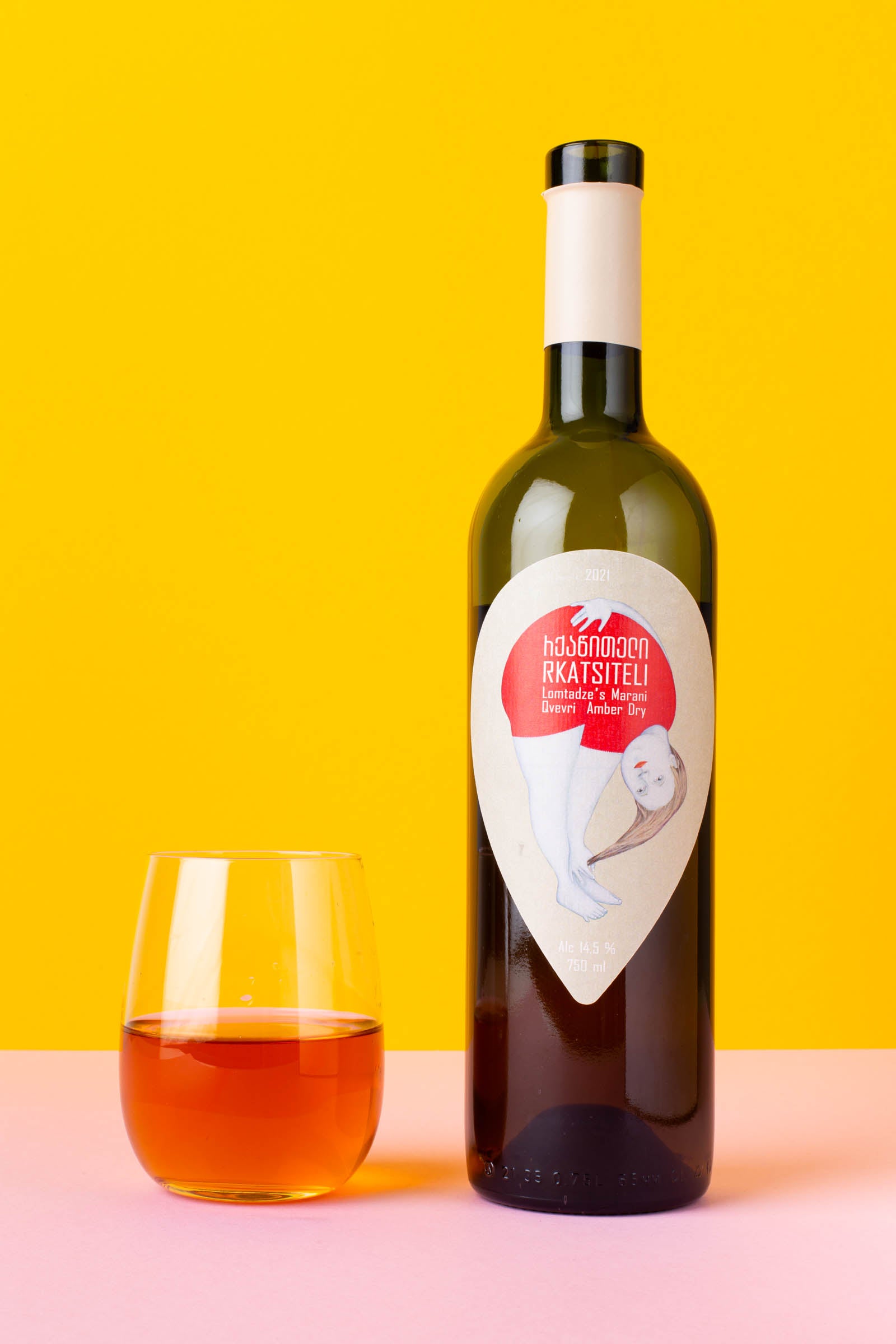 Georgian natural amber wine - Norah's Rkatsiteli, 2022